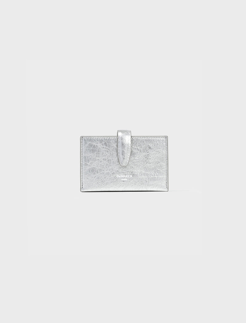 Folding wallet-silver